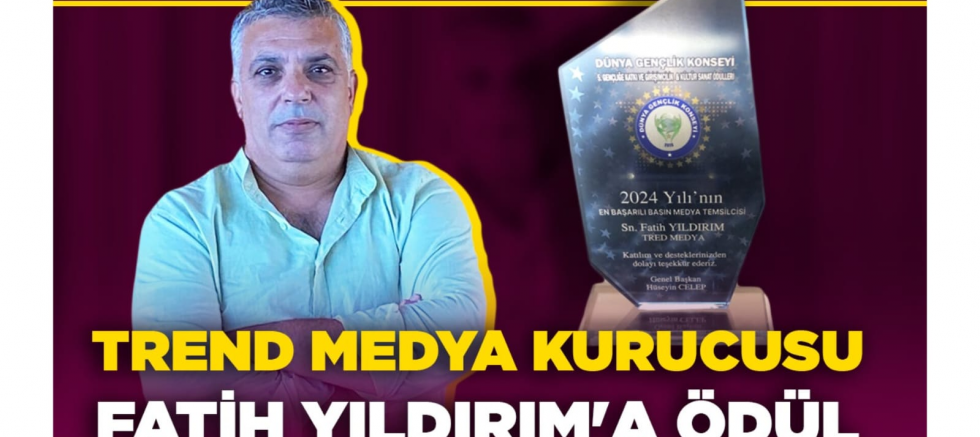 Gazeteci Fatih Yıldırım, 2024 Yılının En Başarılı Basın Medya Temsilcisi Ödülünü Aldı - GÜNDEM - İnternetin Ajansı