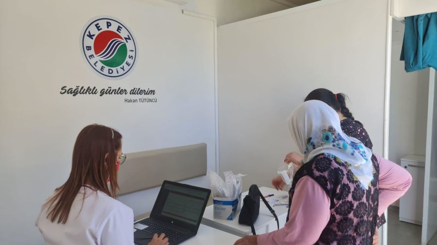 Kepez’in Mobil Sağlık Merkezi Antalya’nın doğu ilçelerinde