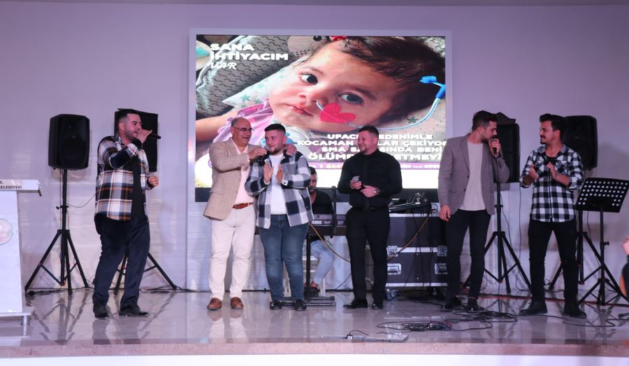 SMA HASTASI YASMİN ELİF İÇİN POZANTI'DA YARDIM KONSERİ DÜZENLENDİ